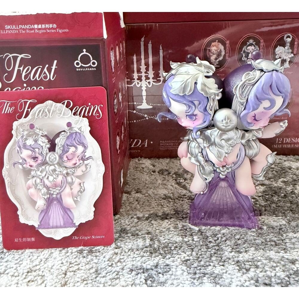 POP MART SKULLPANDA The Feast Begins Series – The Grape Scissors